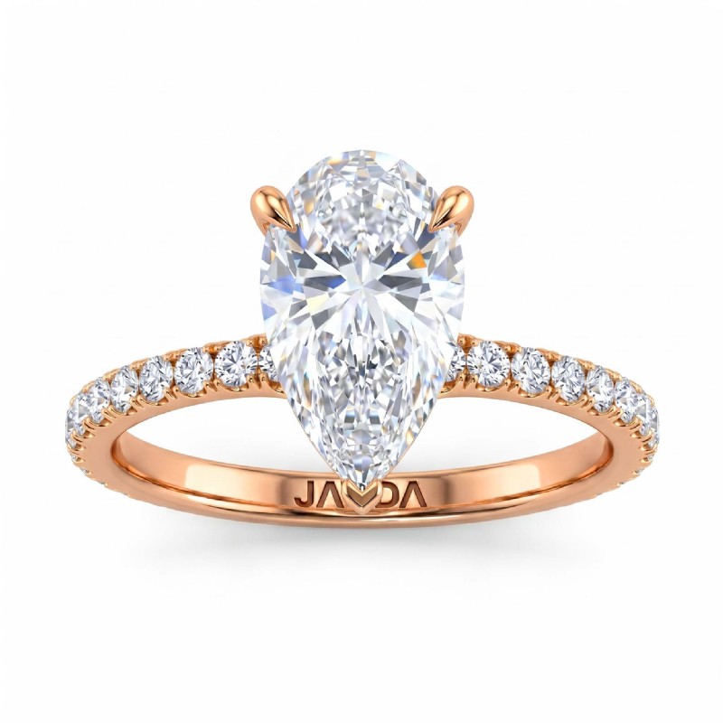  diamond Ring 14k Rose Gold