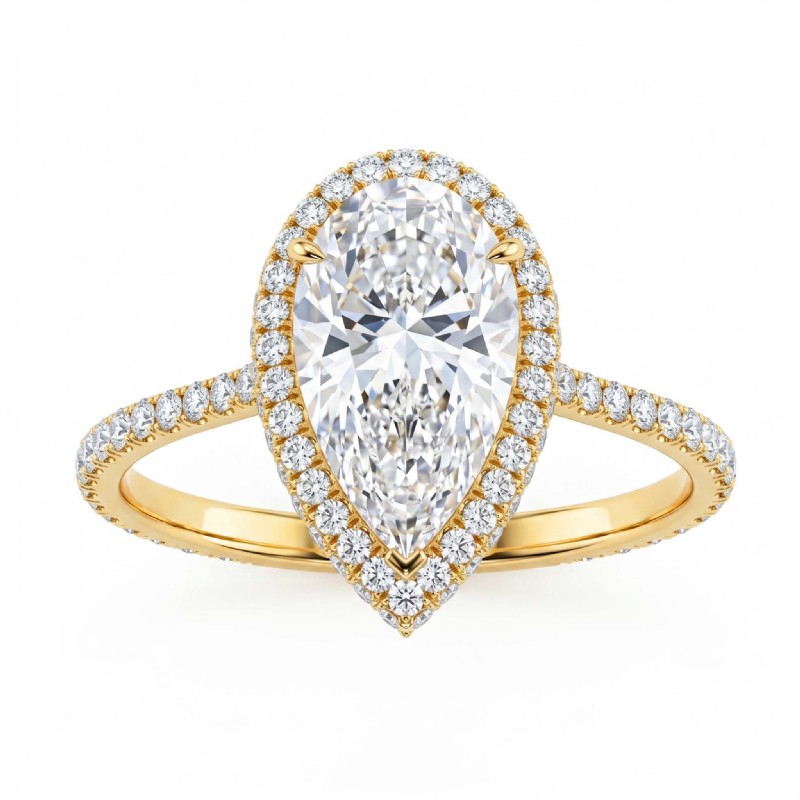  diamond Ring 14k Gold Yellow