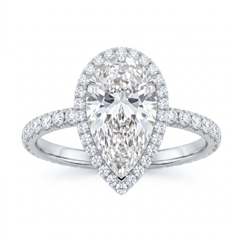  diamond Ring 14k Gold White