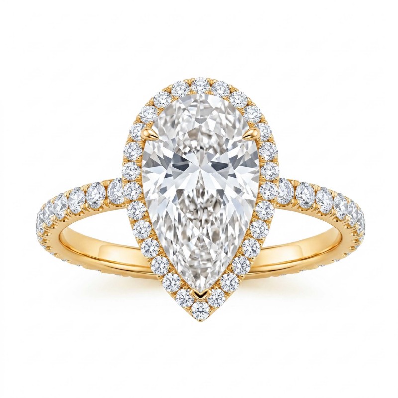  diamond Ring 14k Gold Yellow