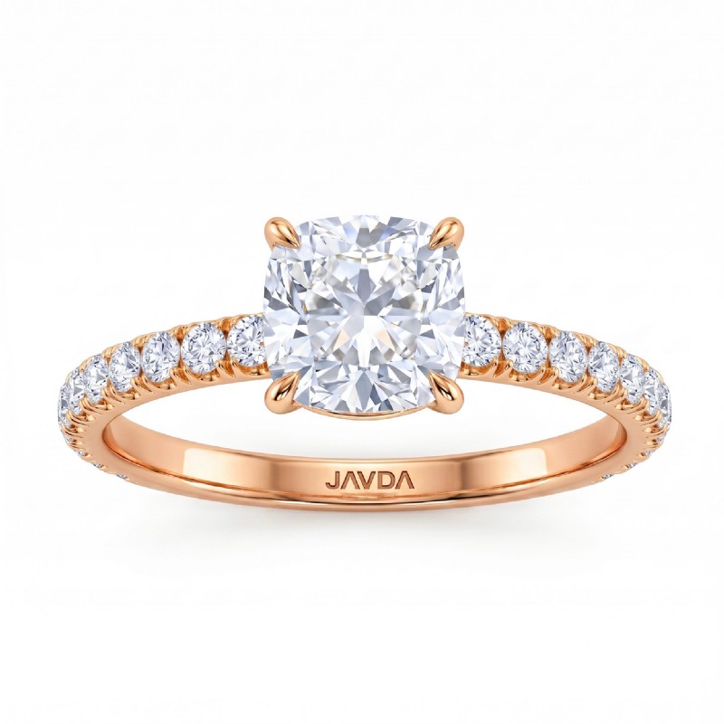  diamond Ring 14k Rose Gold
