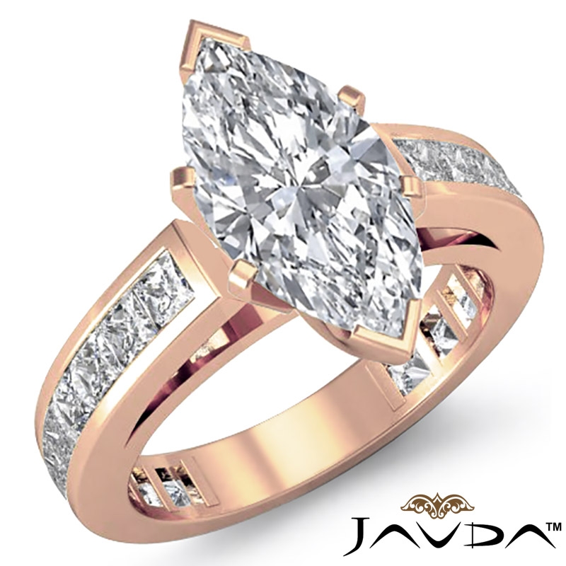  diamond Ring 14k Rose Gold