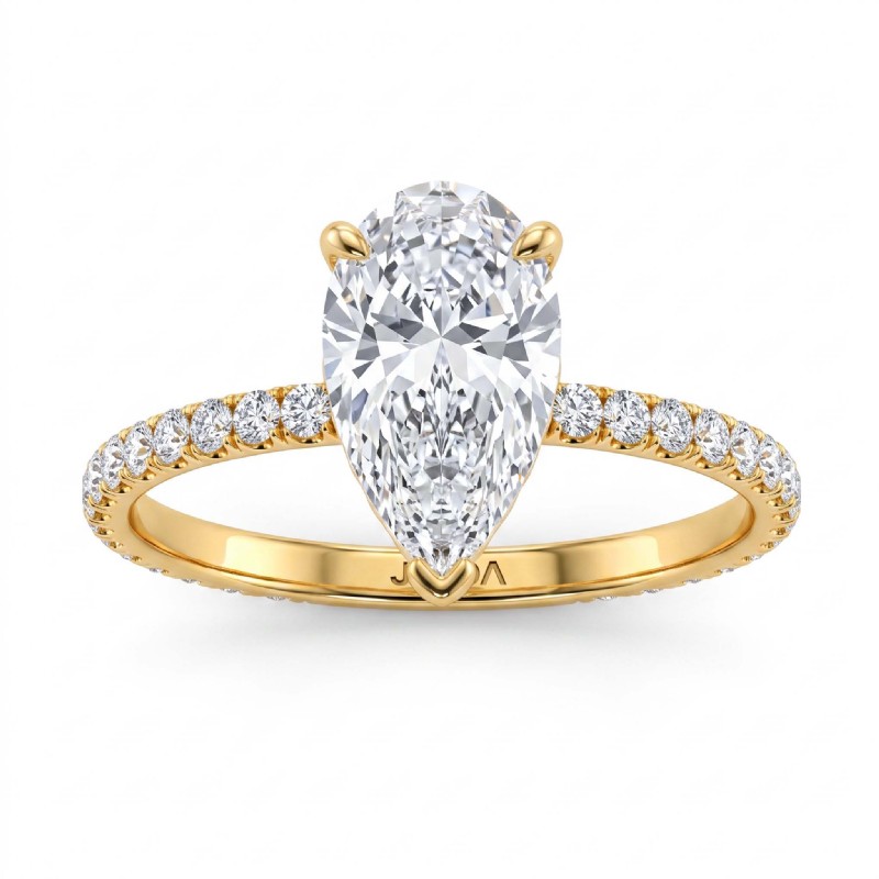  diamond Ring 14k Gold Yellow