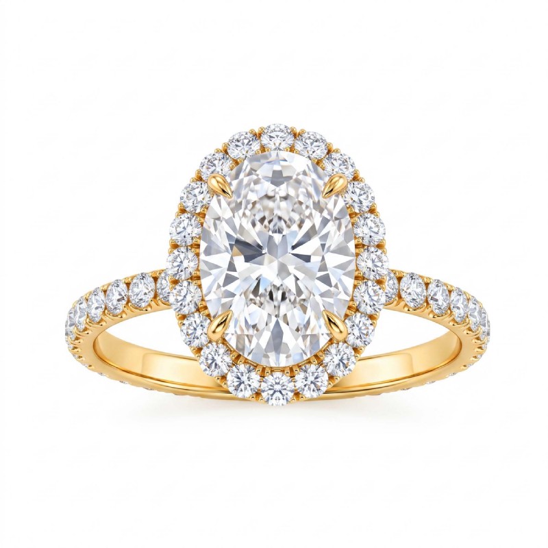  diamond Ring 18k Gold Yellow