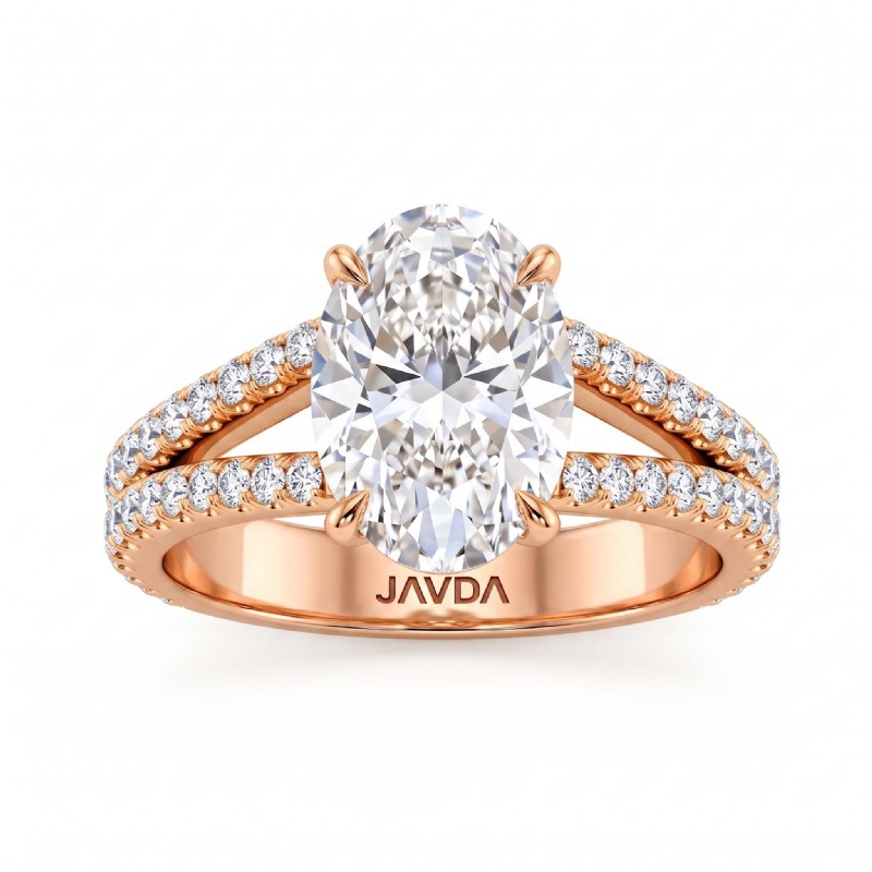  diamond Ring 14k Rose Gold