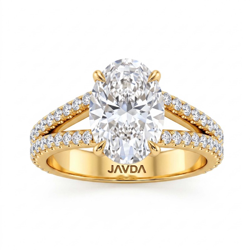  diamond Ring 18k Gold Yellow
