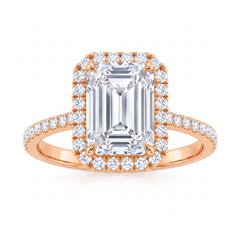  diamond Ring 14k Rose Gold