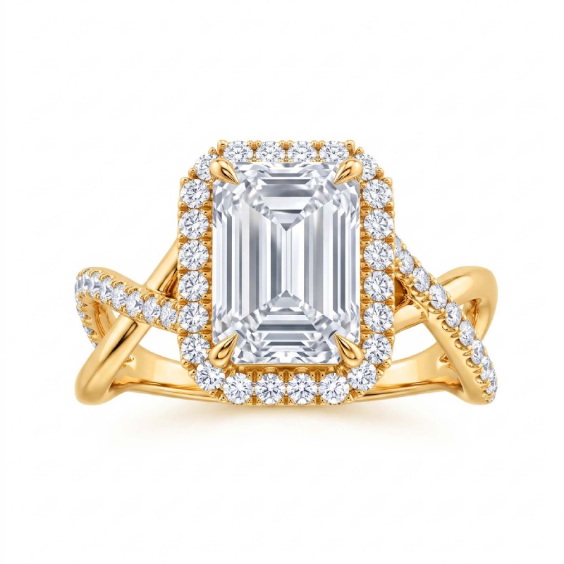  diamond Ring 14k Gold Yellow