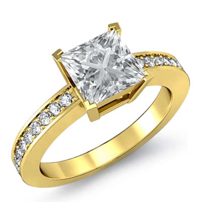  diamond Ring 18k Gold Yellow