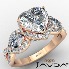  diamond Ring 14k Rose Gold