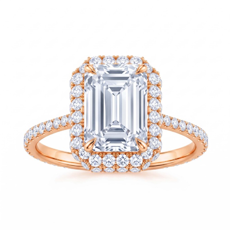  diamond Ring 14k Rose Gold
