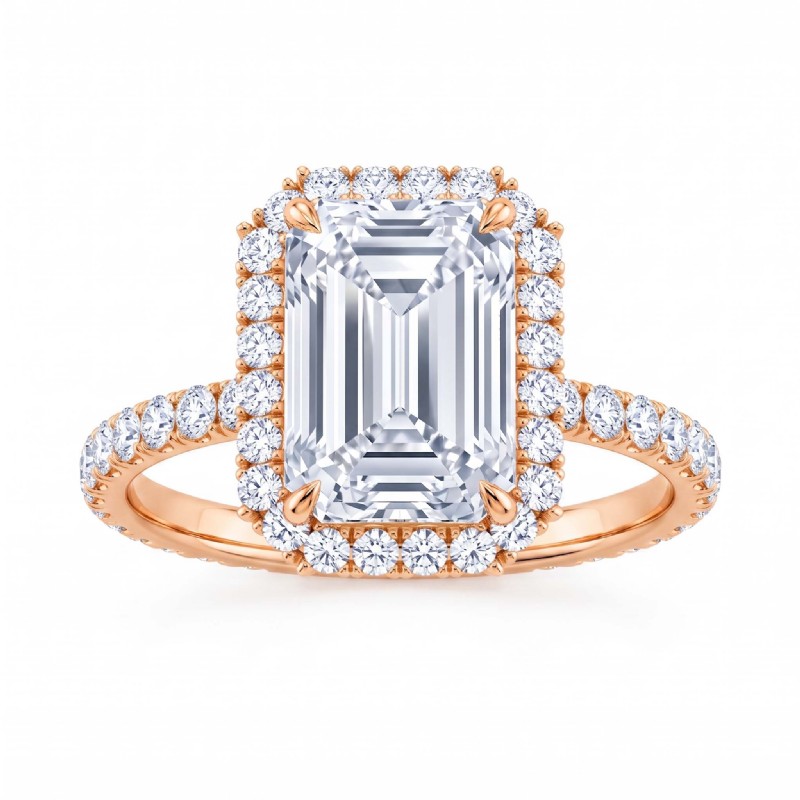  diamond Ring 14k Rose Gold