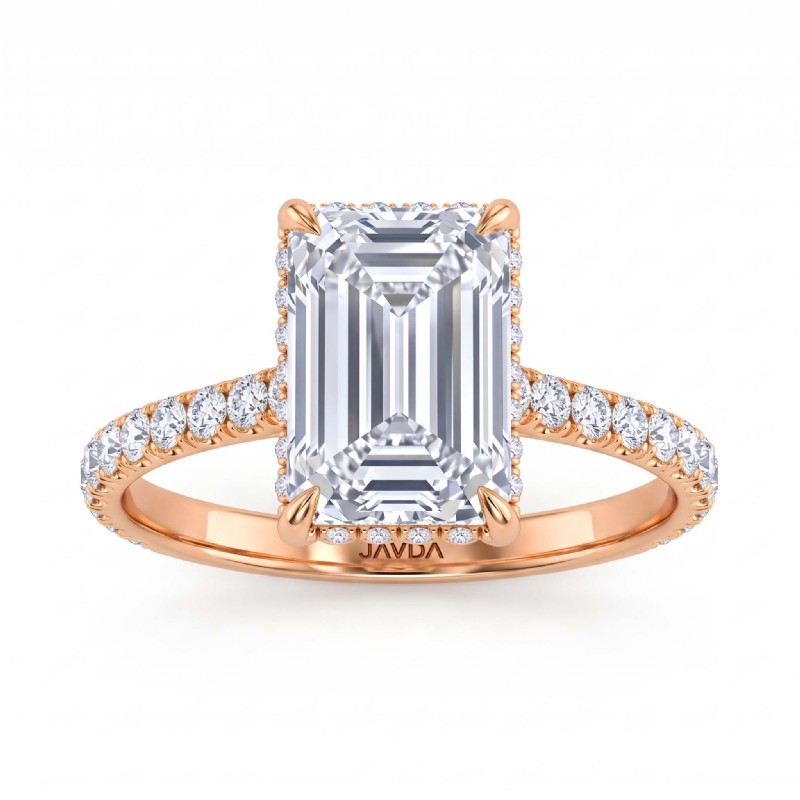  diamond Ring 14k Rose Gold