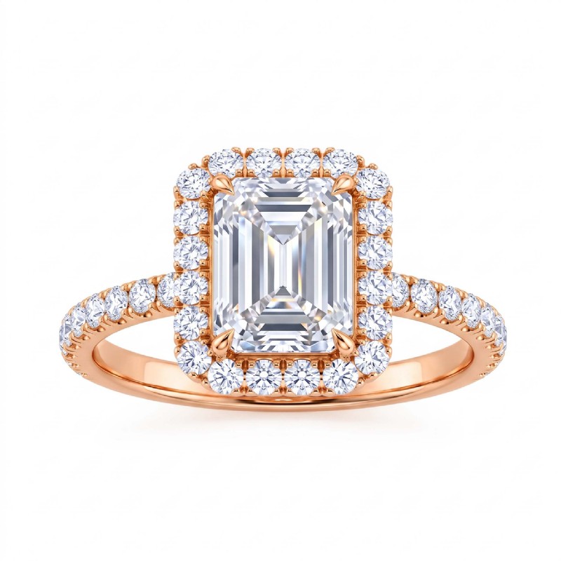  diamond Ring 14k Rose Gold