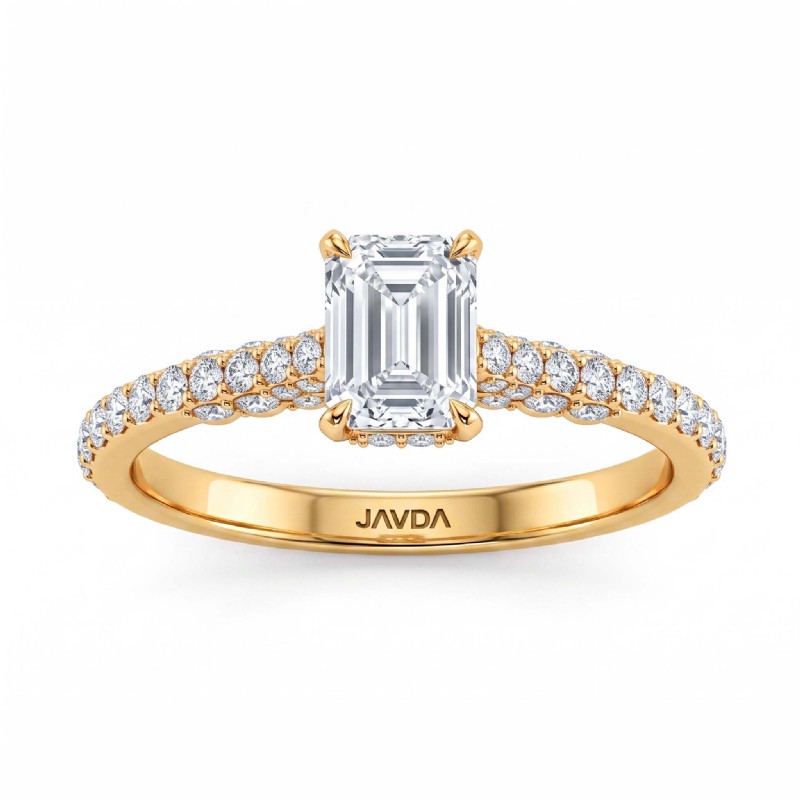  diamond Ring 14k Gold Yellow