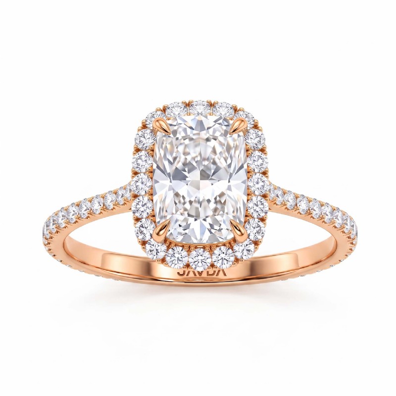  diamond Ring 14k Rose Gold