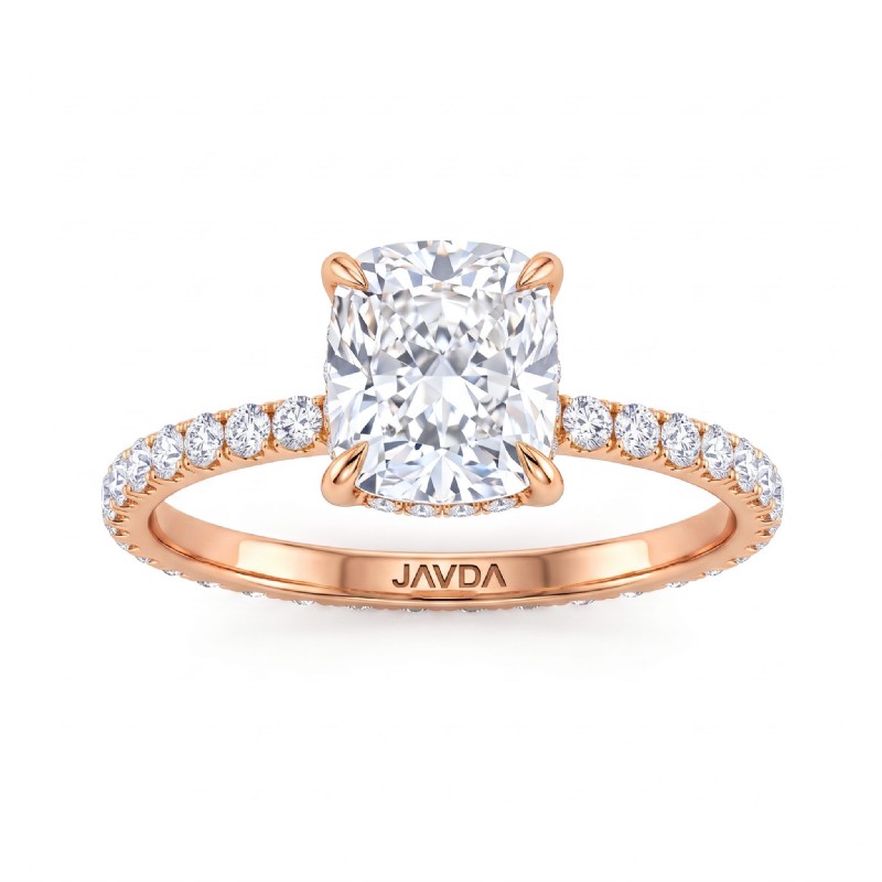  diamond Ring 14k Rose Gold