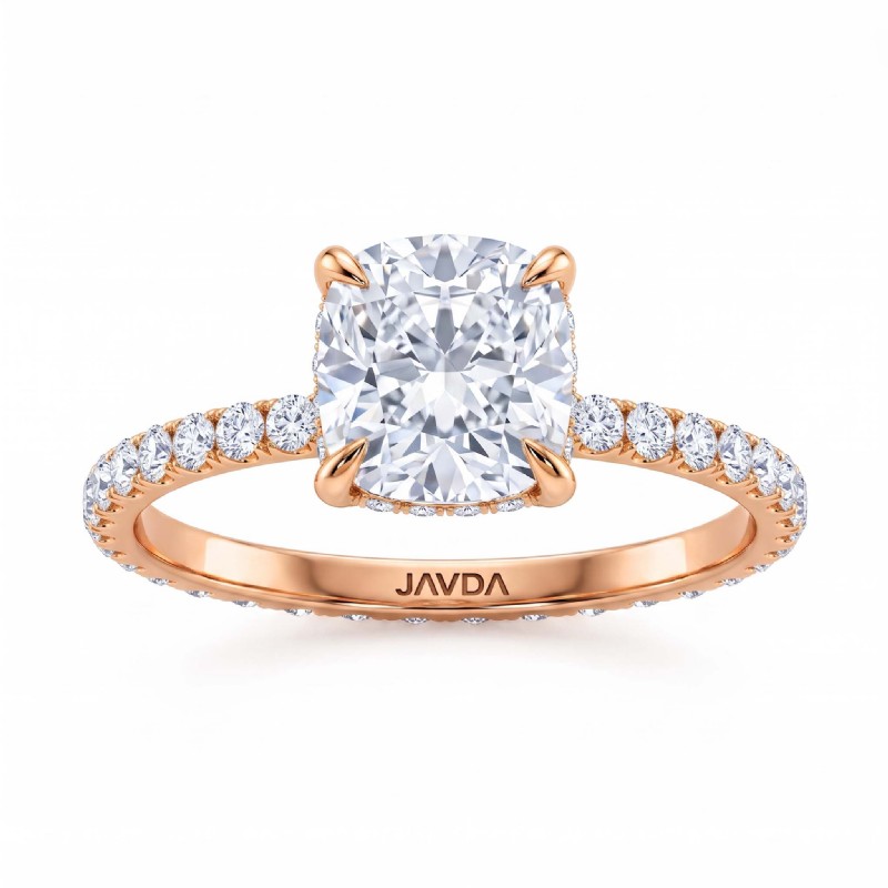  diamond Ring 14k Rose Gold
