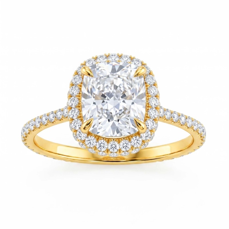  diamond Ring 14k Gold Yellow