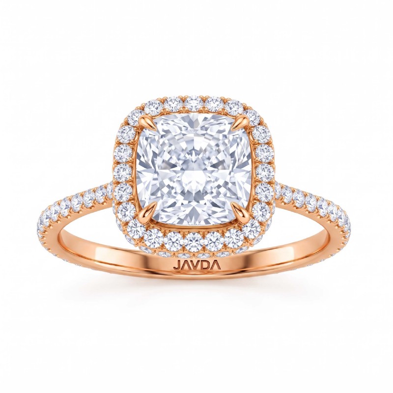  diamond Ring 14k Rose Gold