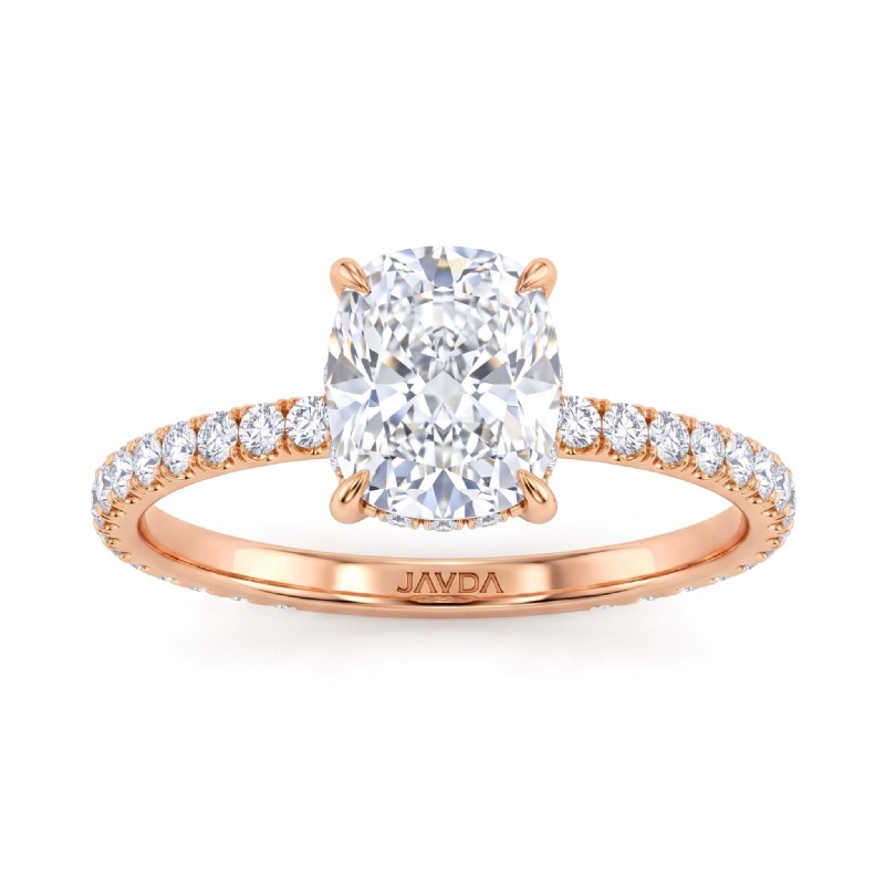 diamond Ring 14k Rose Gold