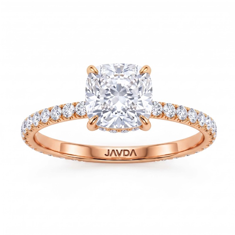  diamond Ring 14k Rose Gold