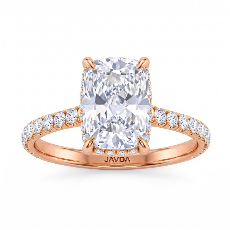  diamond Ring 14k Rose Gold