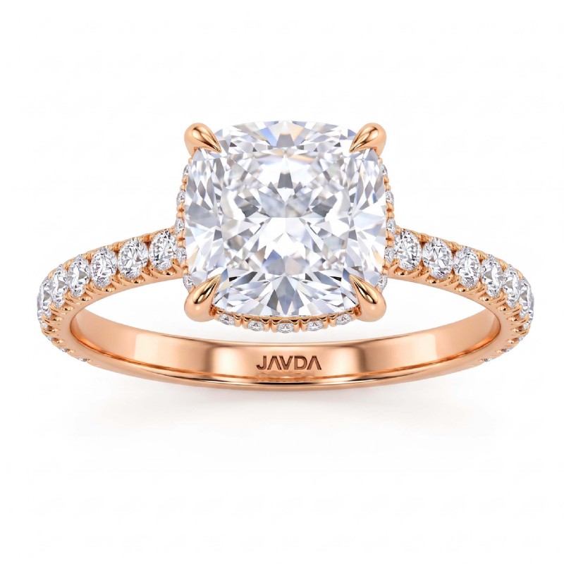 diamond Ring 14k Rose Gold