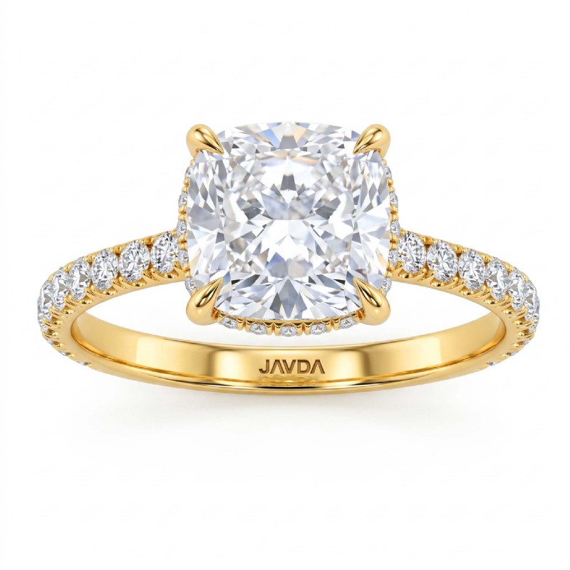  diamond Ring 14k Gold Yellow