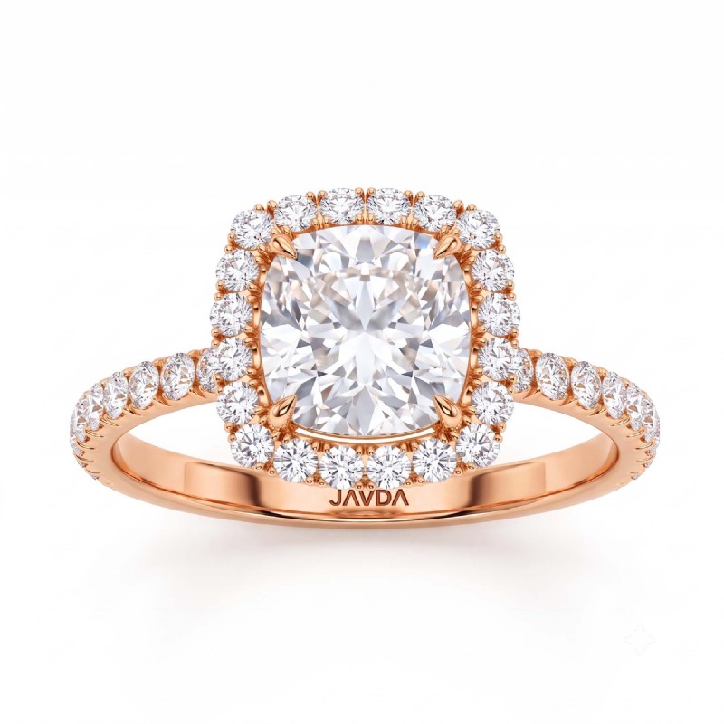  diamond Ring 14k Rose Gold