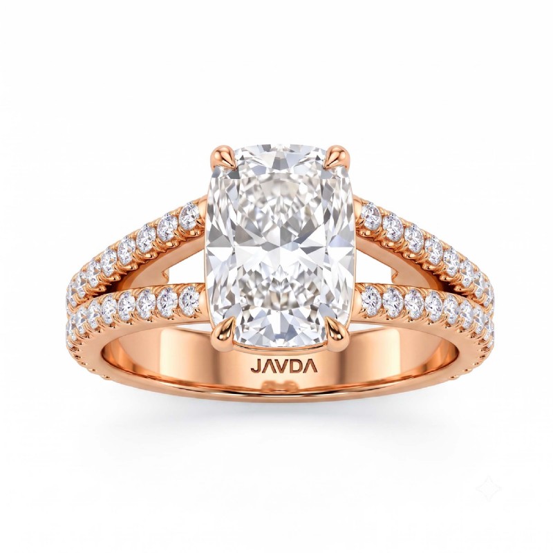  diamond Ring 14k Rose Gold