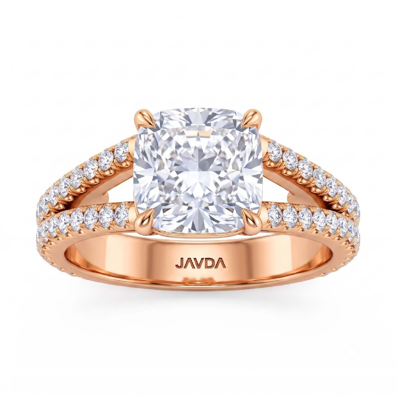  diamond Ring 14k Rose Gold
