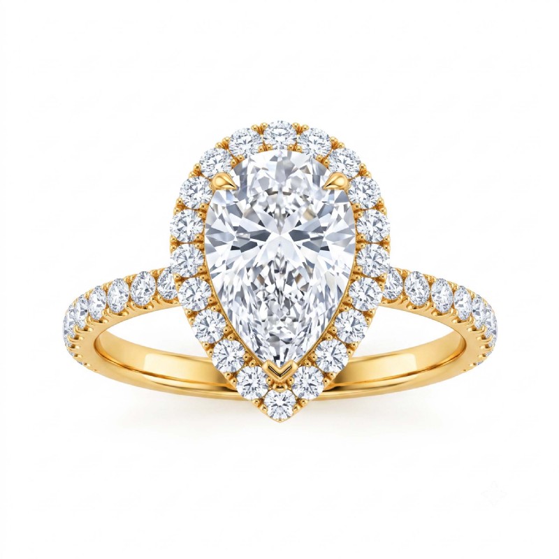  diamond Ring 14k Gold Yellow
