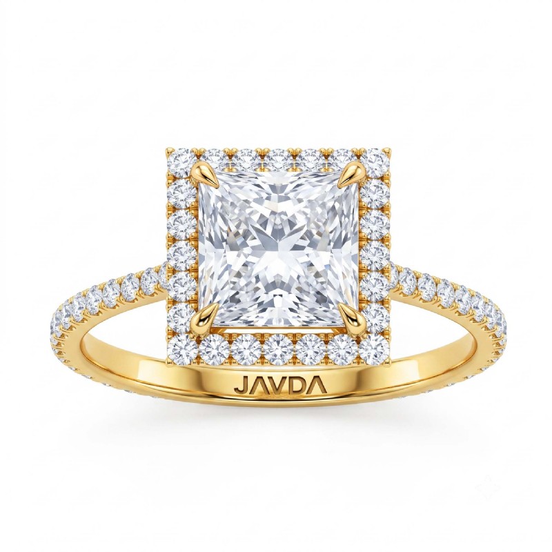  diamond Ring 18k Gold Yellow