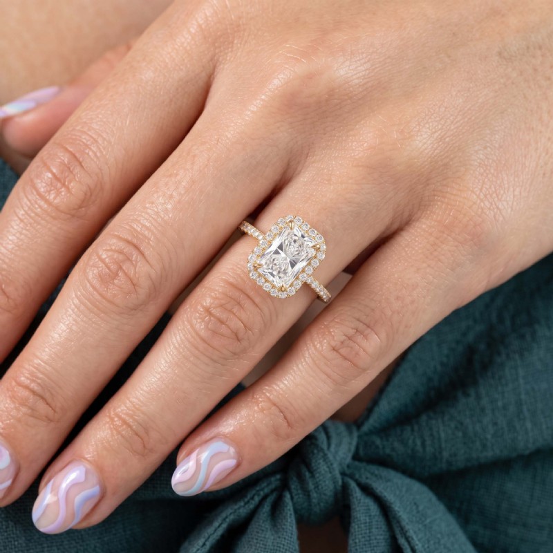  diamond Ring 14k Gold Yellow