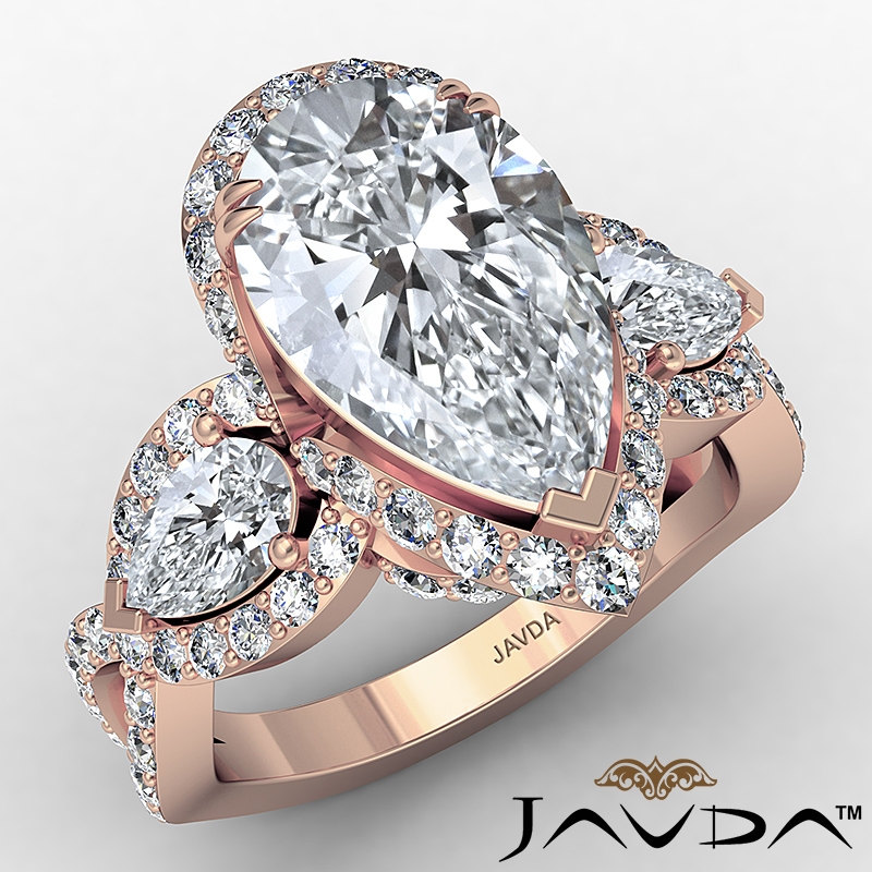  diamond Ring 18k Rose Gold