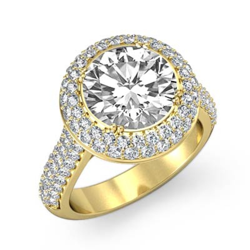  diamond Ring 14k Gold Yellow