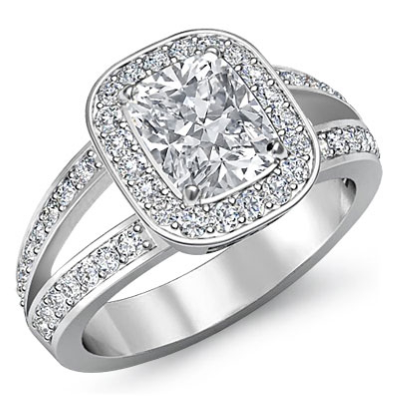  diamond Ring 14k Gold White