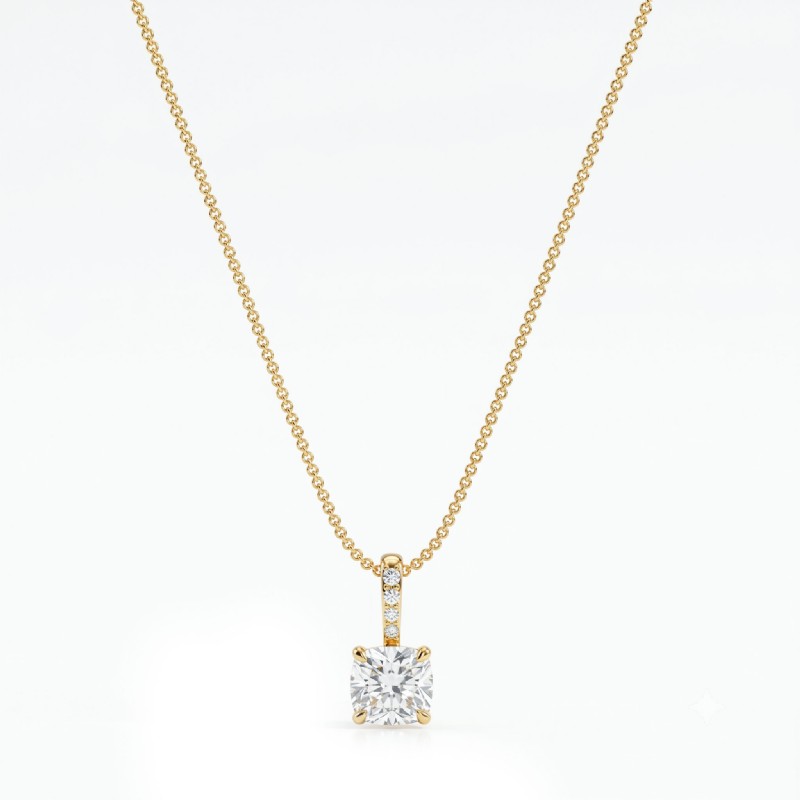  diamond Pendant 14k Gold Yellow