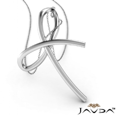 Bow Charm Gold Pendant Necklace 5.5 Gram 14k Gold White 18