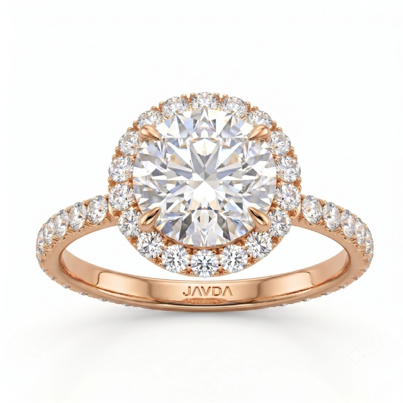  diamond Ring 14k Rose Gold