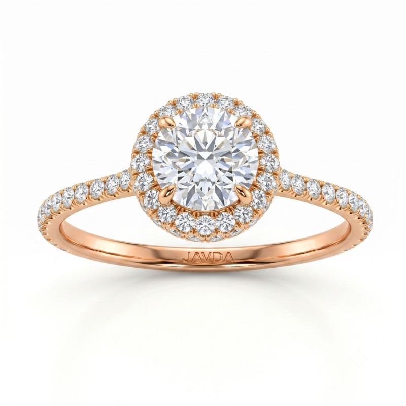  diamond Ring 14k Rose Gold