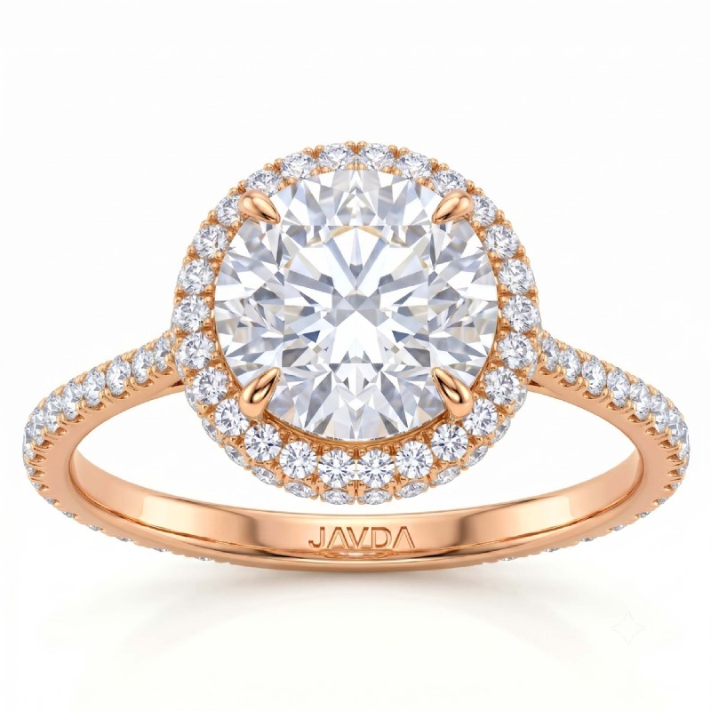  diamond Ring 14k Rose Gold