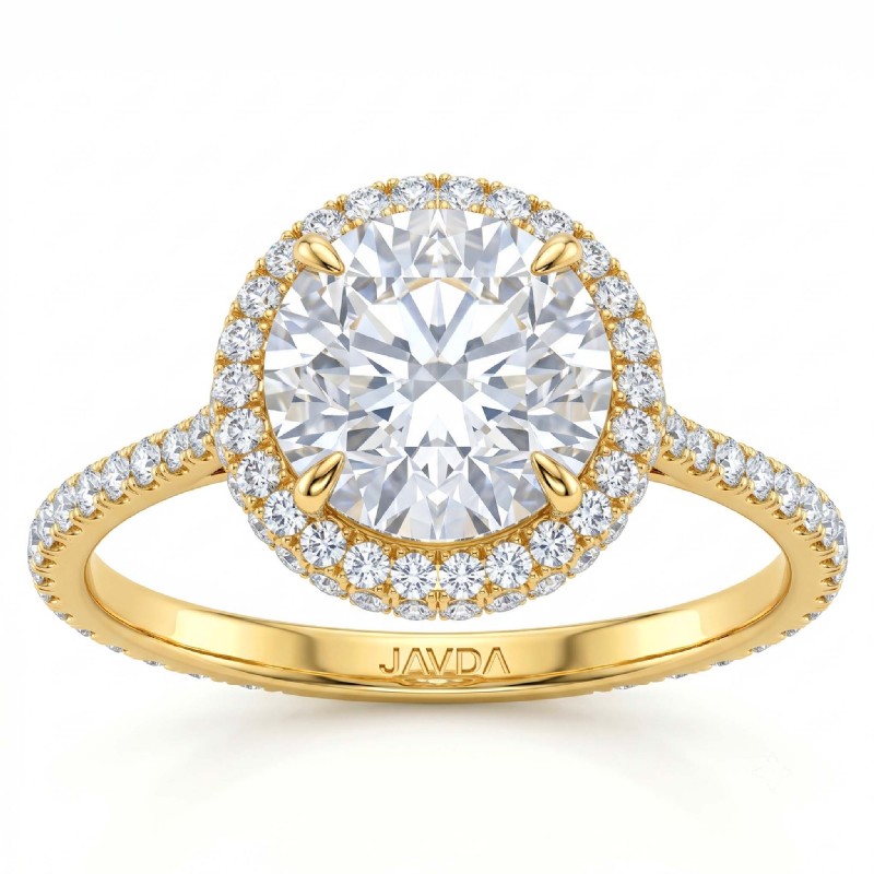 diamond Ring 14k Gold Yellow