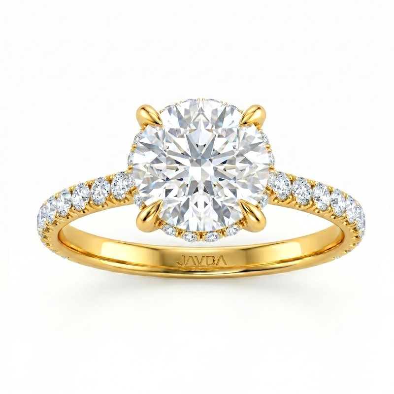  diamond Ring 14k Gold Yellow