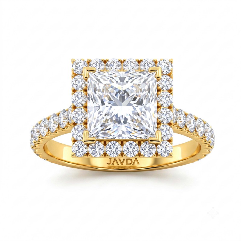  diamond Ring 14k Gold Yellow