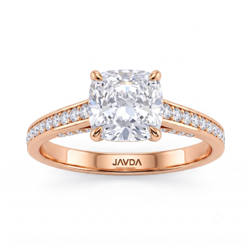  diamond Ring 14k Rose Gold