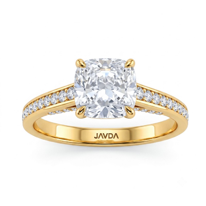  diamond Ring 14k Gold Yellow