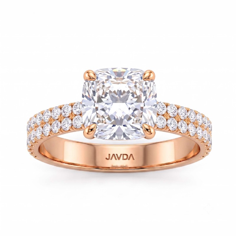  diamond Ring 14k Rose Gold