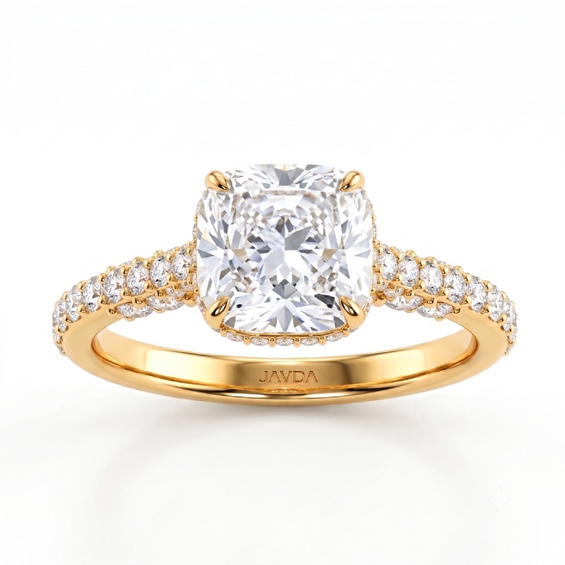  diamond Ring 14k Gold Yellow